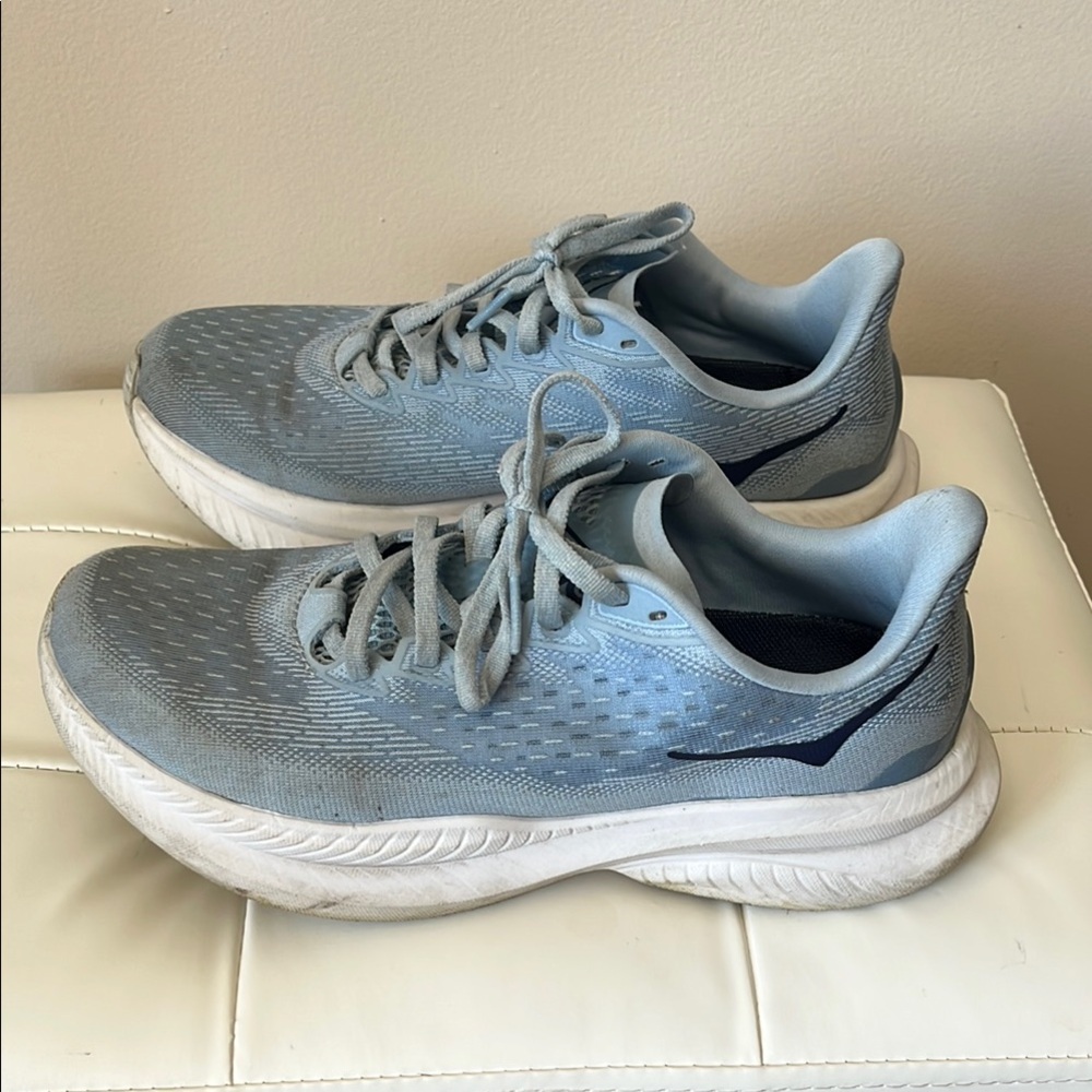 Hoka One One Blue Athletic Shoes